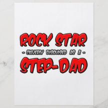 Rock Star...Step-Dad Custom Flyer