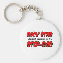 Rock Star...Step-Dad Keychain