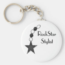 Rock Star Stylist Key Chains