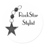 Rock Star Stylist stickers