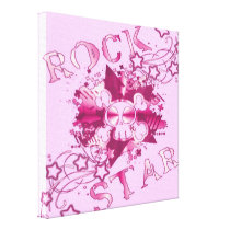 Rock Star - Wrapped Canvas Stretched Canvas Print
