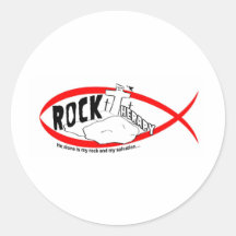 Rock Therapy Round Stickers