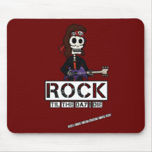 Rock Till The Day I Die Mouse Pad