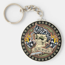 Rockabilly Rebel Keychain