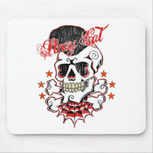 Rockabilly Skull Mousepads