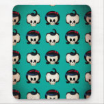 Rockabilly Skulls Pattern Mouse Pads