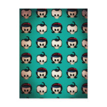 Rockabilly Skulls Pattern Postcards