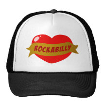 Rockabilly Tattoo Heart Trucker Hat