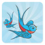 Rockabilly Tattoo Swallow Bird Stickers
