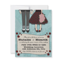 Rockabilly Wedding, 4.25x5.5 wedding