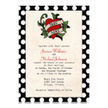 Rockabilly Wedding Custom Invitation