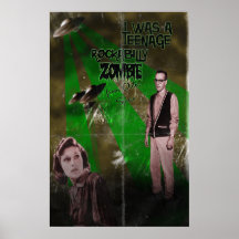 Rockabilly Zombie Posters