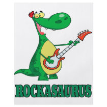 rockasaurus rock n roll dino dinosaur.ai personalized flyer