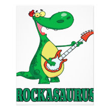 rockasaurus rock n roll dino dinosaur.ai personalized announcements