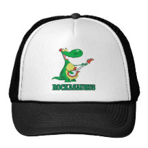 rockasaurus rock n roll dino dinosaur.ai mesh hat
