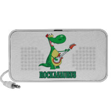 rockasaurus rock n roll dino dinosaur.ai laptop speakers