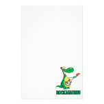 rockasaurus rock n roll dino dinosaur.ai stationery design