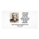 Rockefeller Buy When Blood Is Running In Streets photo cards