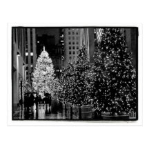 Rockefeller Centre Christmas Tree Postcard