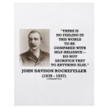 Rockefeller No Feeling Self-Reliance Sacrifice flyers