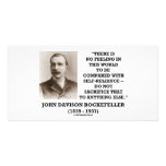 Rockefeller No Feeling Self-Reliance Sacrifice Photo Card Template