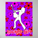 Rocker Girl Poster posters