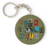 Rocker Skeletion Keychain