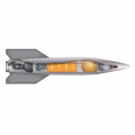 Rocket Cut-Through photo sculptures