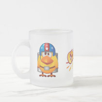 Rocket Frosted Glass Mug mugs