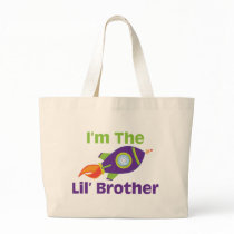 Rocket Lil Bro Tote Bags