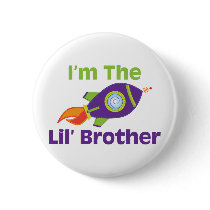Rocket Lil Bro Pinback Button