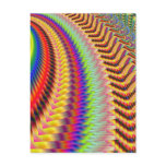 Rocket Man Firework Fractal postcards