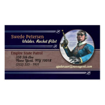Rocket Pilot #1 Business Cards