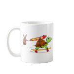 Rocket Propelled Tortoise and Hare mugs
