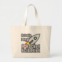 Rocket Scientist Canvas Bags