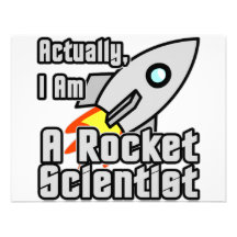 Rocket Scientist Invitations