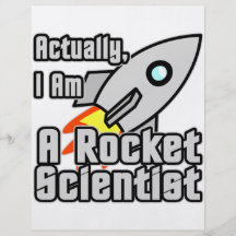 Rocket Scientist Personalised Flyer