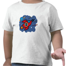 Rocket Ship 2nd Birthday T-shirts