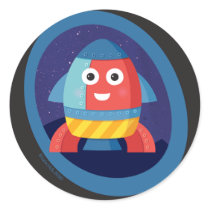 Rocket sticker stickers