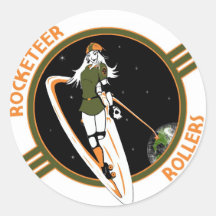 Rocketeer Swag Round Sticker