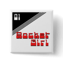 rocketgirl pinback buttons