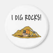 Rockhound Gift Item Fridge Magnet
