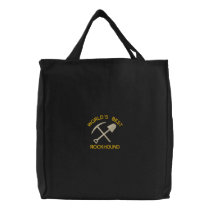 Rockhound "World's Best Rockhound" Embroidered Bag