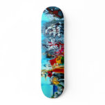 Rockin' at the Casbah - Sk8 Mural Deck Art skateboards