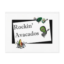 Rockin Avacados Postcards