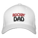 ROCKIN'  DAD embroidered hats