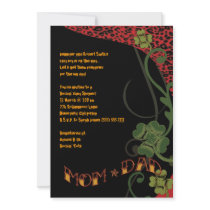 Rockin' Mum & Dad: Baby Shower Invitation