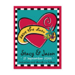 Rockin' Tattoo "Save the Date" Postcard