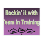 Rockin' Team in Training Postcard