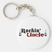 Rockin Uncle Keychain